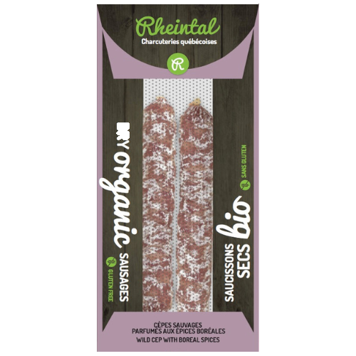 Étiquette - Dry sausage wild cep with boreal spices